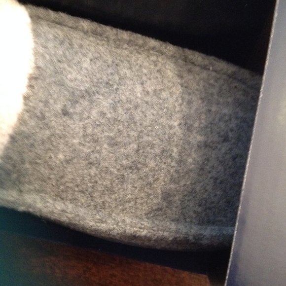 Haggar Men's Felt(Polyester) Gray Clog Slippers Size: XL(11-12) New in Box - Picture 4 of 6